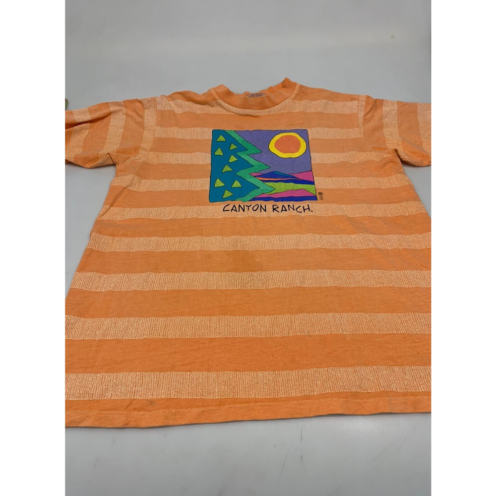 VTG Canyon Ranch Fresh Produce T-shirt Short Sleeve Orange XL Men's A49